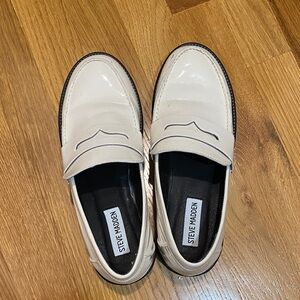 Steve Madden Off-White Loafers